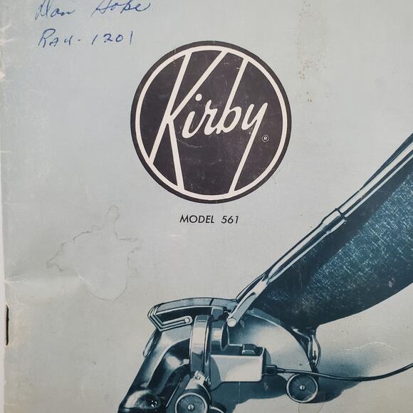 Vtg KIRBY Model 561 Vaccum Cleaner INSTRUCTION BOOK Owners MANUAL - Picture 2 of 14